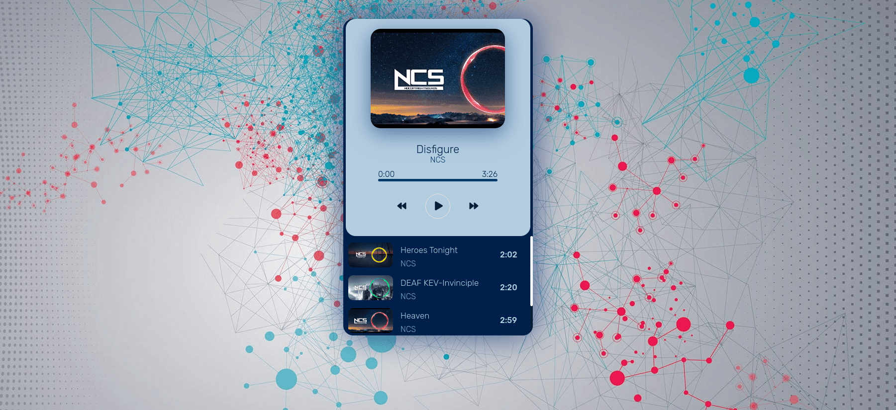 Simple Music Player (Student Project)